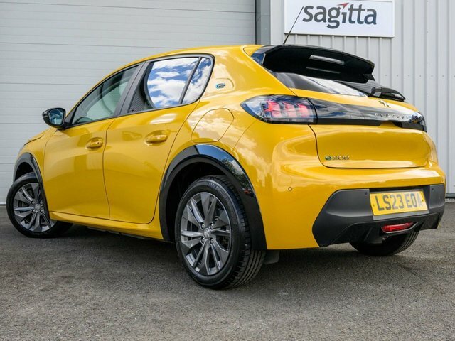 Peugeot e-208 2023 50Kwh Active Premium Hatchback LS23EOA Yellow #2