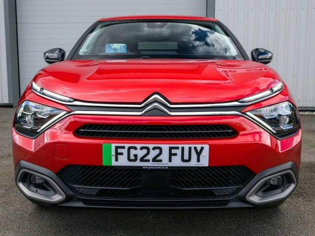Citroen e-C4 2022 50Kwh Shine Hatchback 136 FG22FUY Red #4