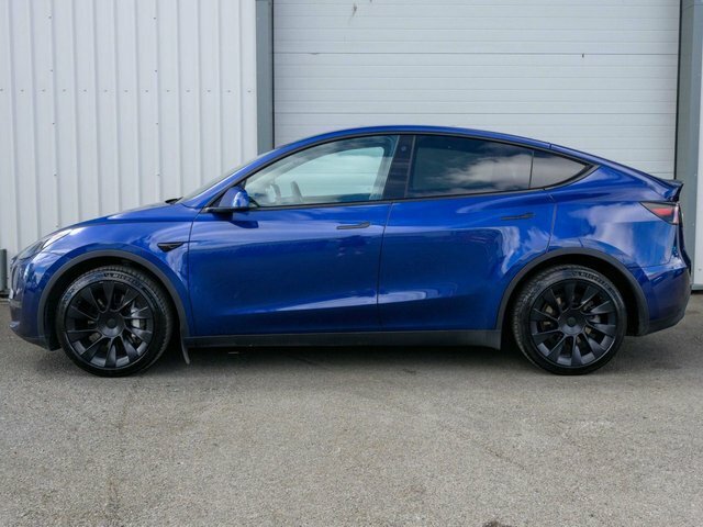 Tesla Model Y 2022 Dual Motor Long Range Suv MM72KJE Blue #6