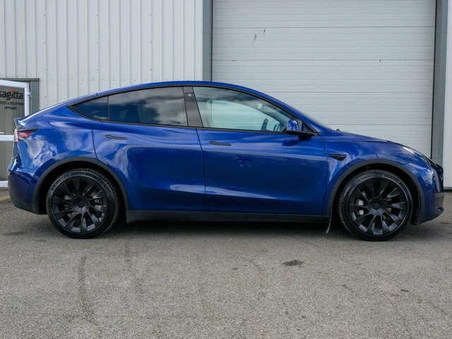 Tesla Model Y 2022 Dual Motor Long Range Suv MM72KJE Blue #5