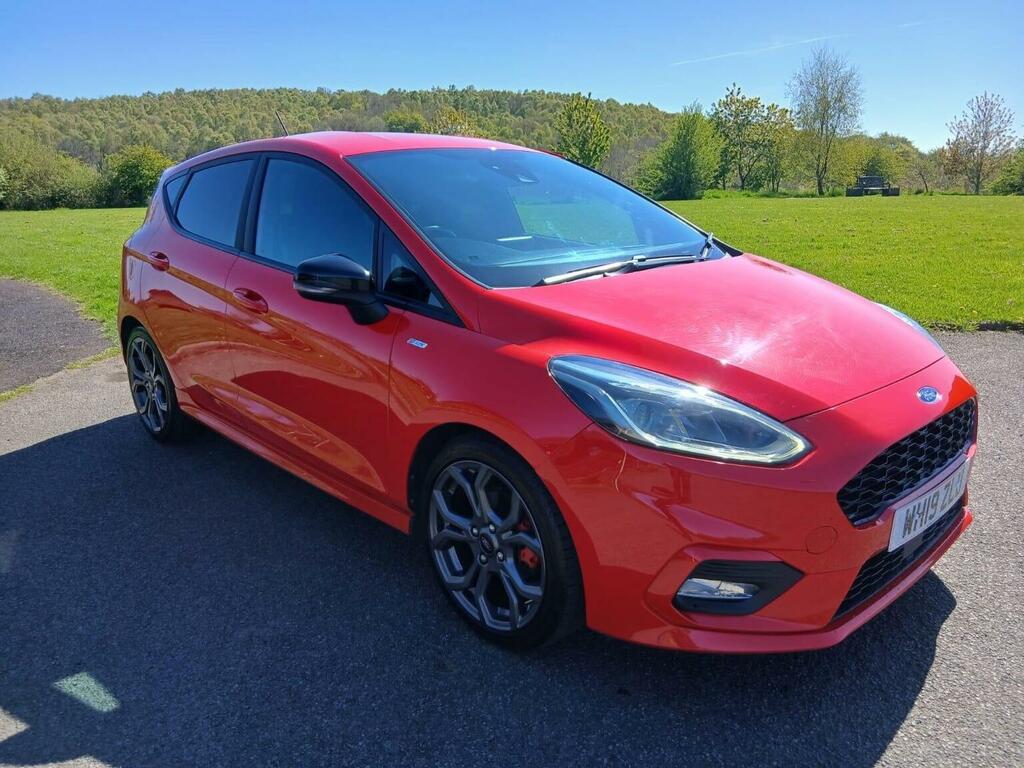 Ford Fiesta Hatchback 1.0T Ecoboost St-line Euro 6 Ss Red