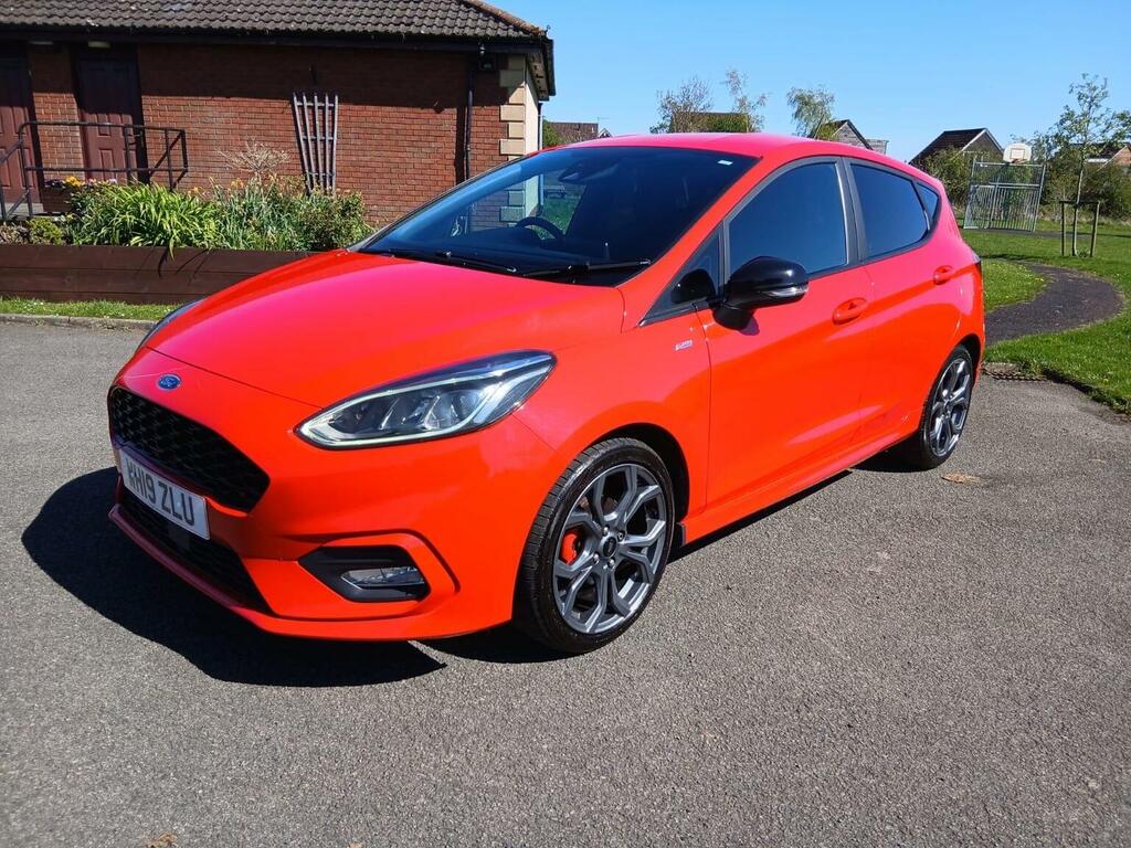 Ford Fiesta Hatchback 1.0T Ecoboost St-line Euro 6 Ss WH19ZLU Red #4