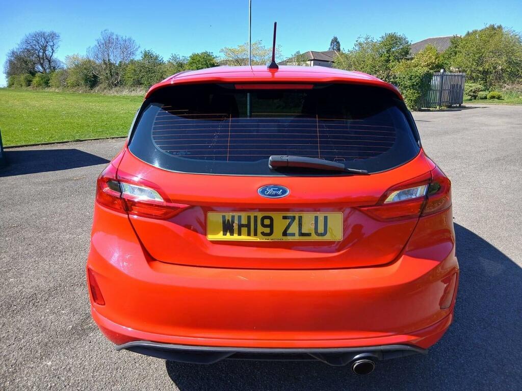 Ford Fiesta Hatchback 1.0T Ecoboost St-line Euro 6 Ss WH19ZLU Red #5