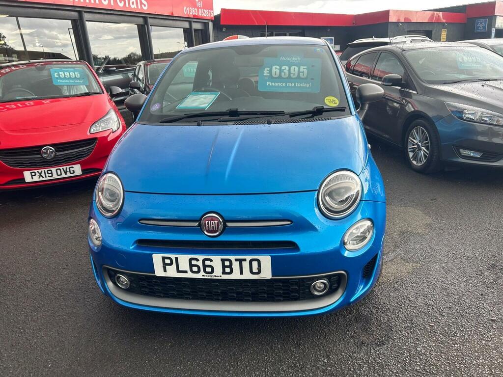 Fiat 500 Hatchback 1.2 S Euro 6 Ss 201666 PL66BTO Blue #4