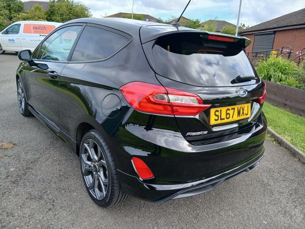 Ford Fiesta Hatchback 1.0T Ecoboost St-line Euro 6 Ss SL67WXJ Black #4