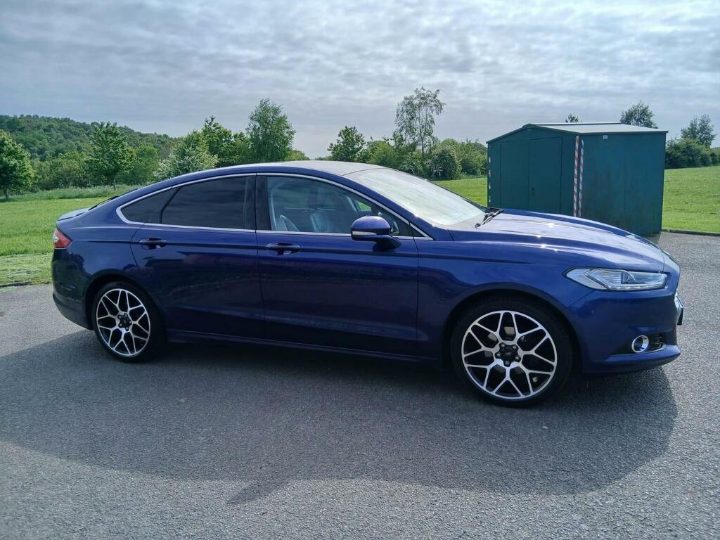 Ford Mondeo Hatchback 2.0 Tdci Titanium Powershift Euro 6 Ss PJ67CYV Blue #3
