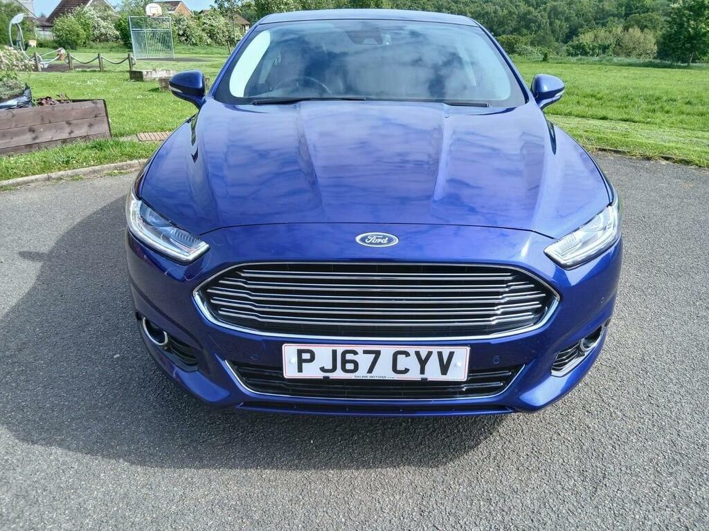 Ford Mondeo Hatchback 2.0 Tdci Titanium Powershift Euro 6 Ss PJ67CYV Blue #2