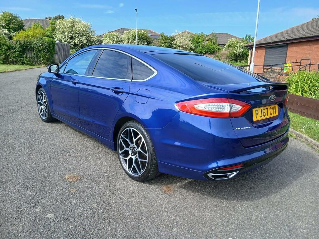 Ford Mondeo Hatchback 2.0 Tdci Titanium Powershift Euro 6 Ss PJ67CYV Blue #6