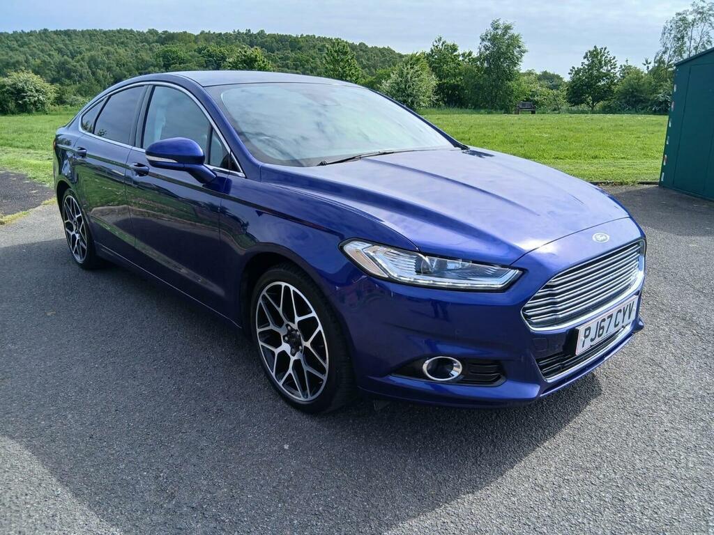 Ford Mondeo Hatchback 2.0 Tdci Titanium Powershift Euro 6 Ss PJ67CYV Blue