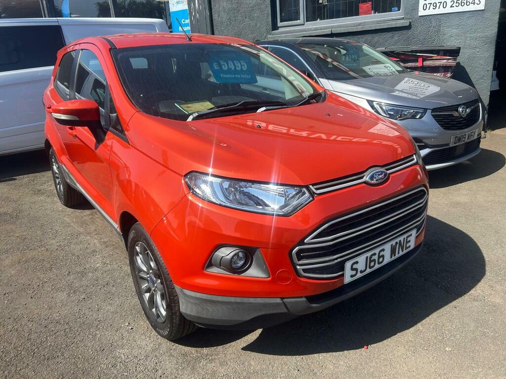 Ford Ecosport Suv 1.0T Ecoboost Zetec 2Wd Euro 6 Ss 2016 Red