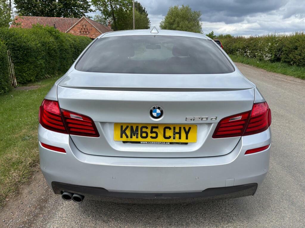 BMW 5 Series 2.0 520D M Sport Euro 6 S S KM65CHY Silver #5