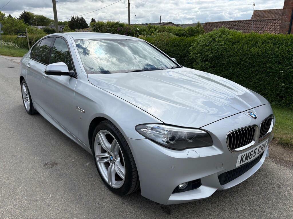 BMW 5 Series 2.0 520D M Sport Euro 6 S S Silver