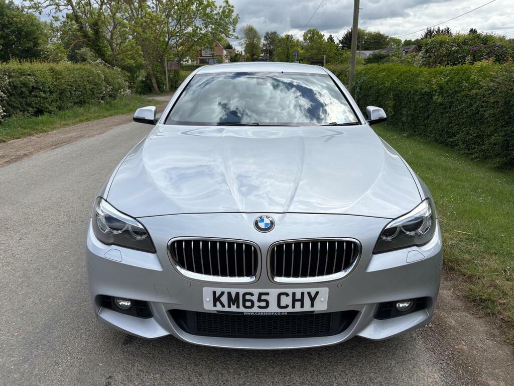 BMW 5 Series 2.0 520D M Sport Euro 6 S S KM65CHY Silver #2