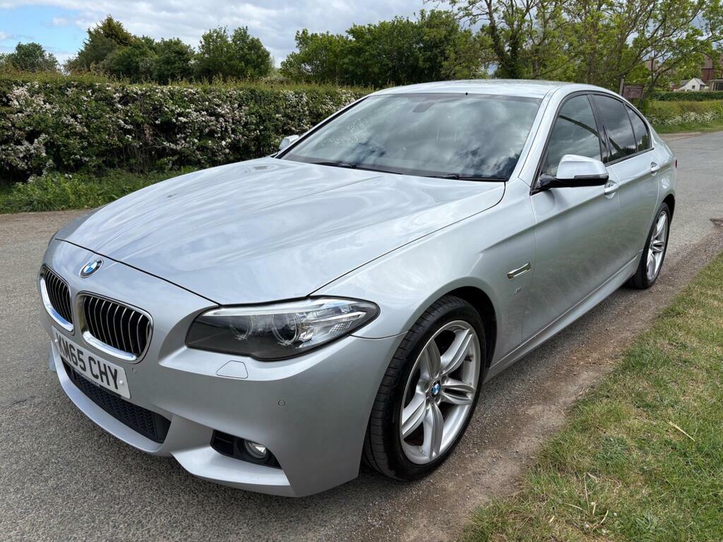 BMW 5 Series 2.0 520D M Sport Euro 6 S S KM65CHY Silver #3