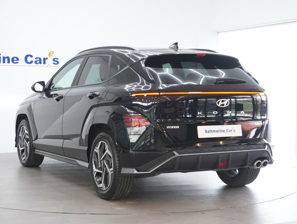 Hyundai Kona 1.6 H-gdi N Line Suv Hybrid Dct Euro 6 EJ25LYD Black #5