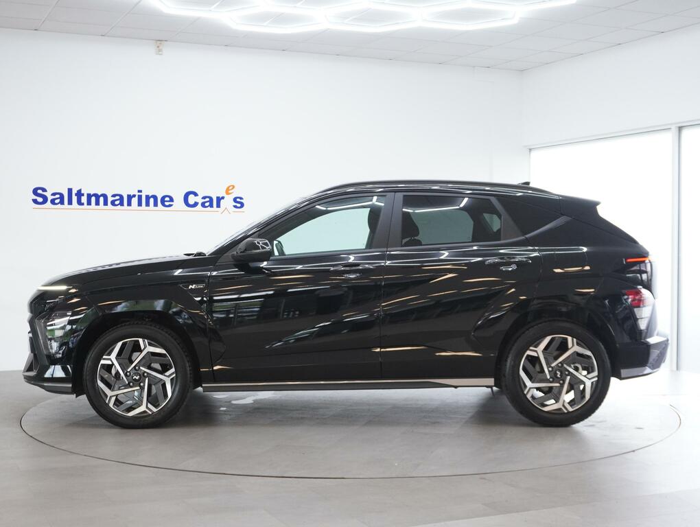 Hyundai Kona 1.6 H-gdi N Line Suv Hybrid Dct Euro 6 EJ25LYD Black #4