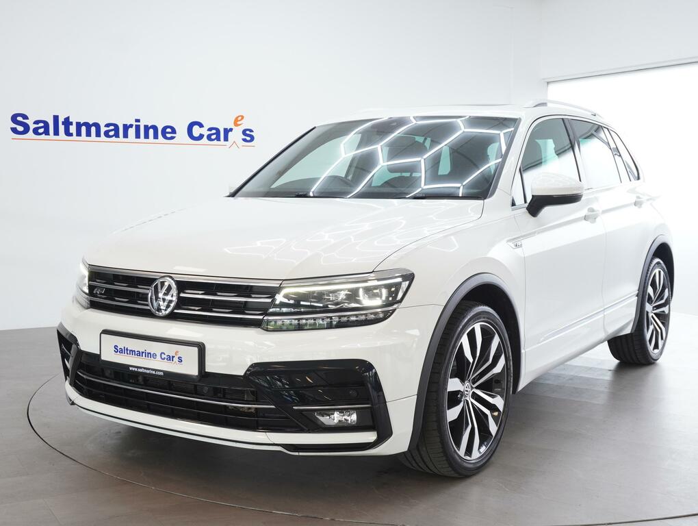 Volkswagen Tiguan 2.0 Tdi R-line Suv Dsg 4Motion Euro 6 White