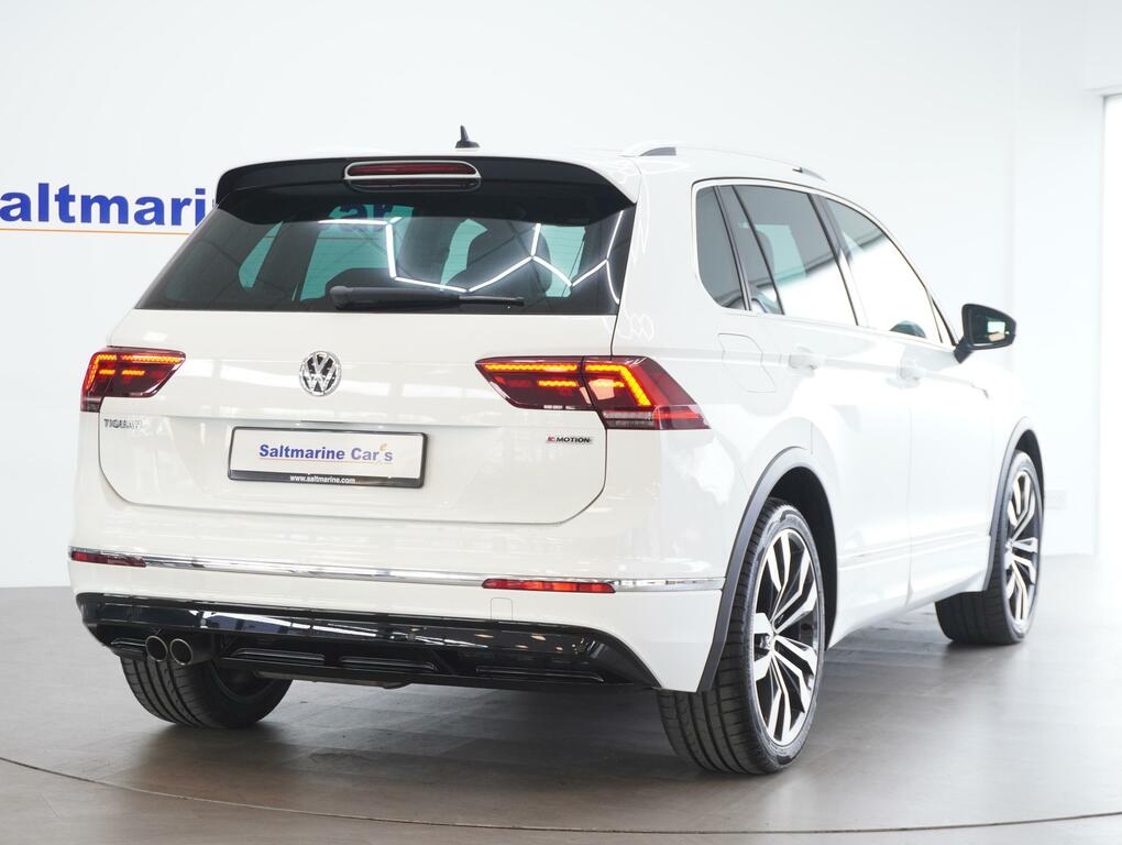 Volkswagen Tiguan 2.0 Tdi R-line Suv Dsg 4Motion Euro 6 KO68XSD White #5