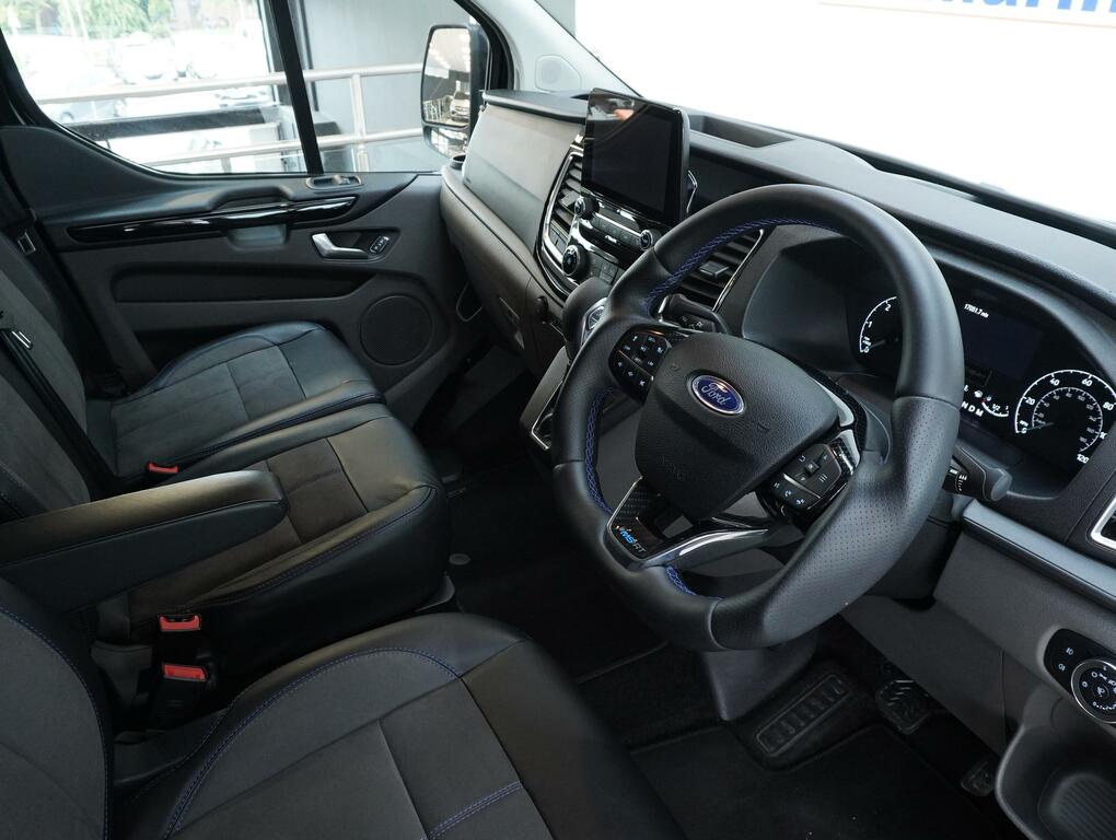 Ford Transit Custom 2.0 320 Ecoblue Ms-rt Crew Van Double Cab Dies LR22NBM Black #3