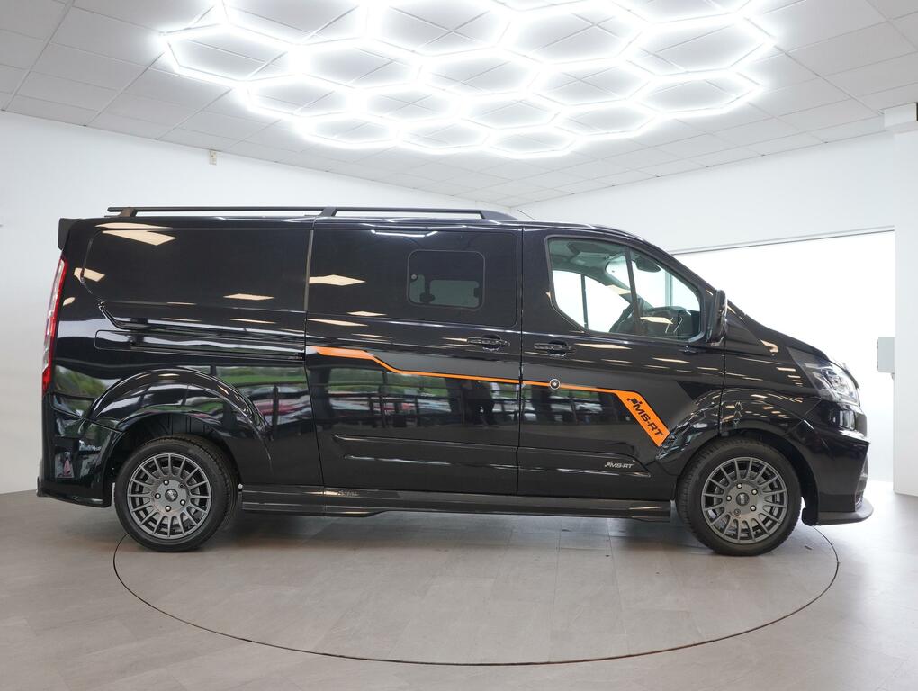 Ford Transit Custom 2.0 320 Ecoblue Ms-rt Crew Van Double Cab Dies LR22NBM Black #4