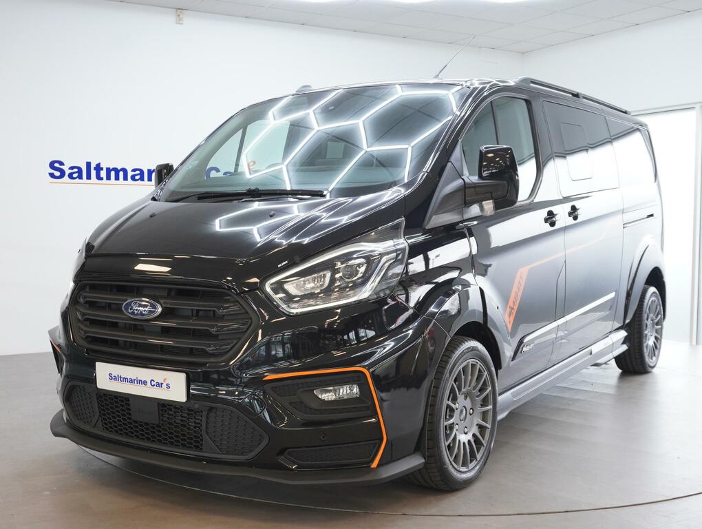 Ford Transit Custom 2.0 320 Ecoblue Ms-rt Crew Van Double Cab Dies Black