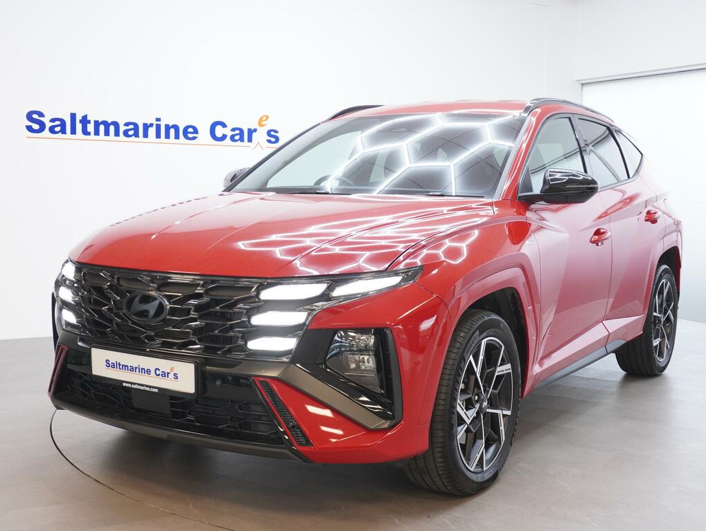 Hyundai Tucson 1.6 T-gdi N Line Suv Hybrid Euro 6 Red