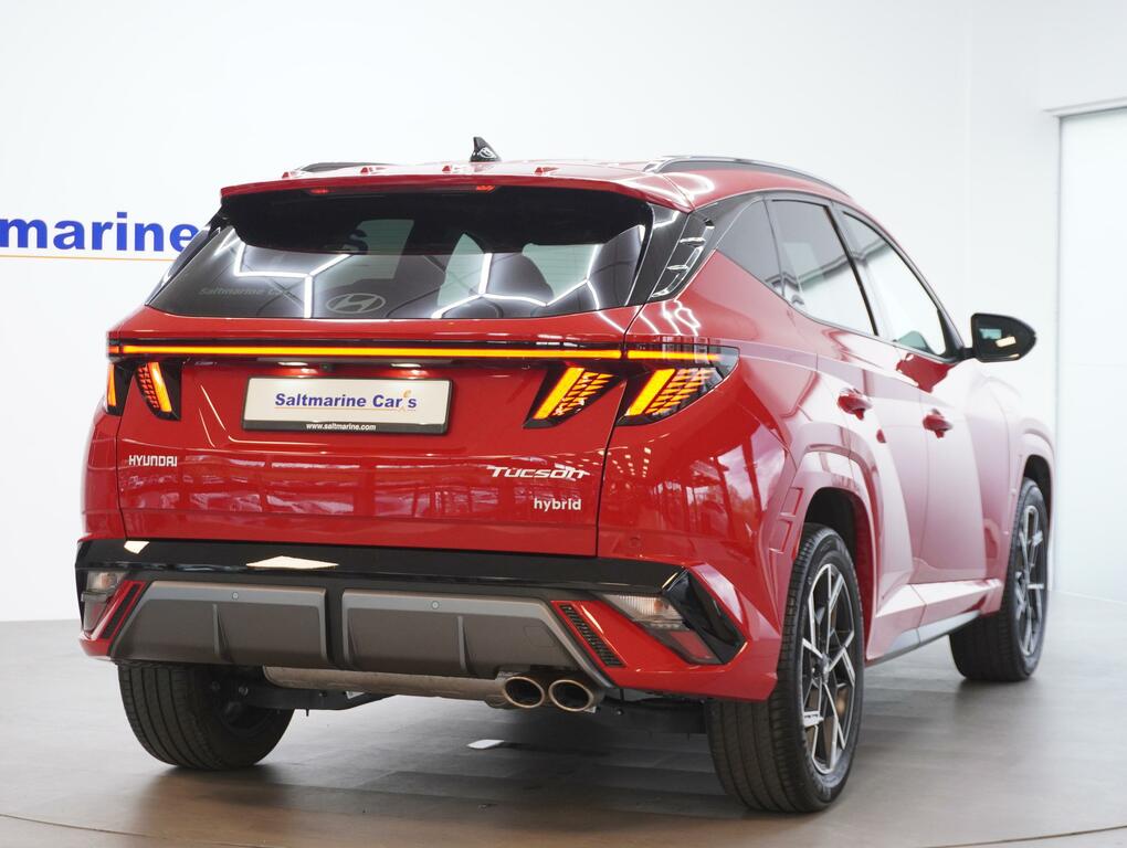 Hyundai Tucson 1.6 T-gdi N Line Suv Hybrid Euro 6 BVZ3332 Red #5