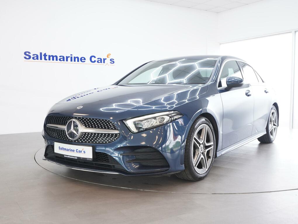 Mercedes-Benz A Class 1.3 A180 Amg Line Saloon 7G-dct Euro 6 Blue
