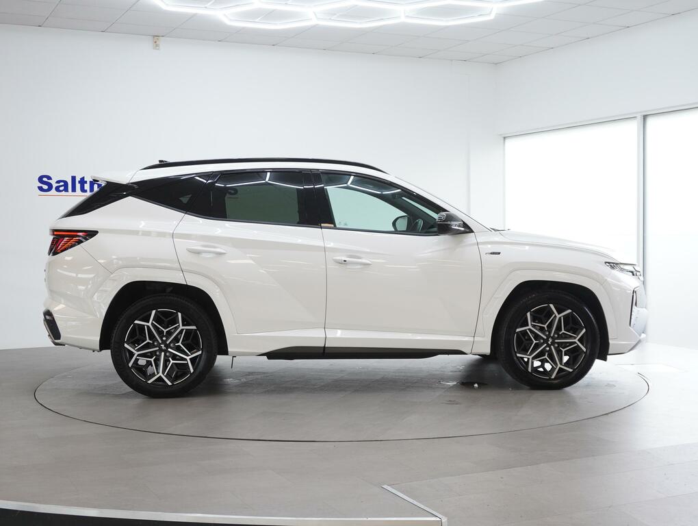 Hyundai Tucson 1.6 H T-gdi N Line Suv Hybrid Euro GU23EYD White #4