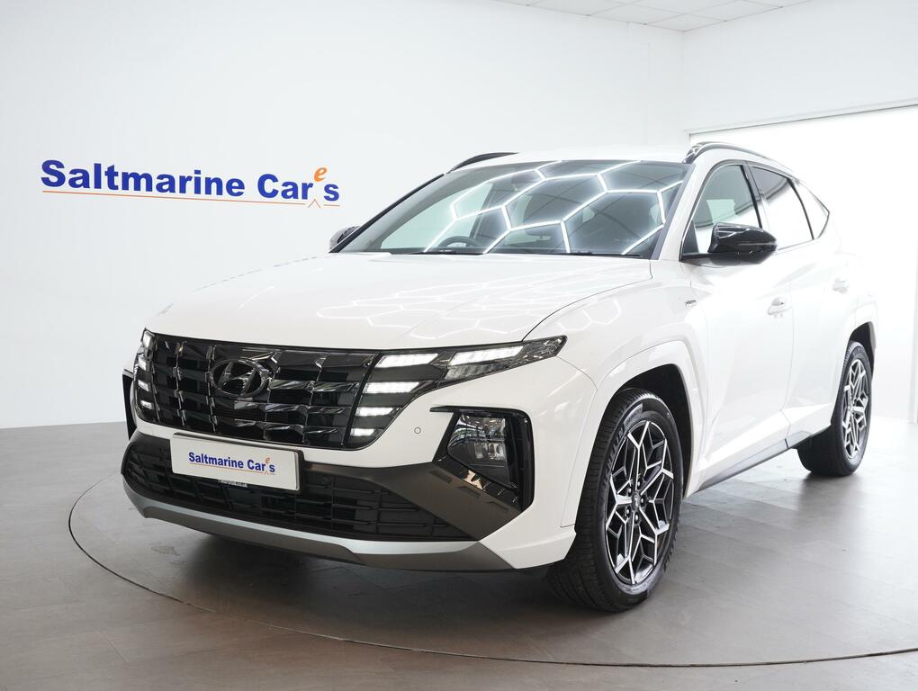 Hyundai Tucson 1.6 H T-gdi N Line Suv Hybrid Euro White