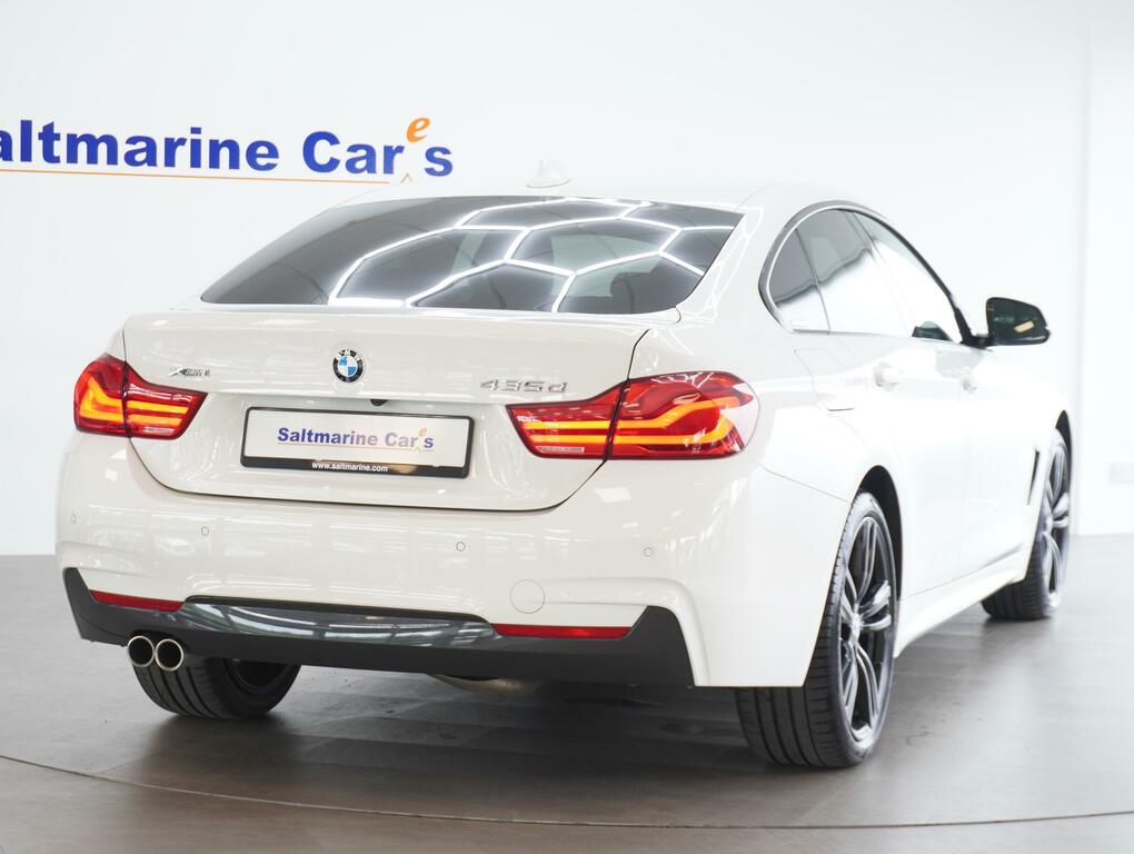 BMW 4 Series Gran Coupe 3.0 435D M Sport Hatchback Xdrive YK68LFA White #4