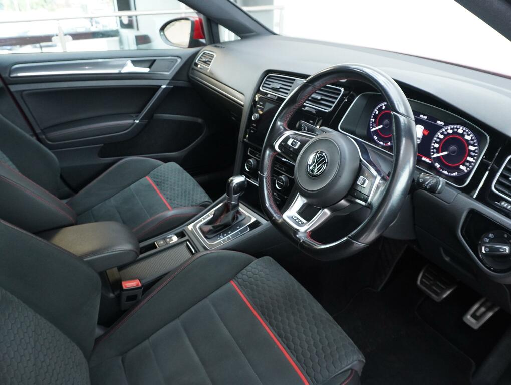 Volkswagen Golf 2.0 Tsi Gti Performance Hatchback Dsg E NL67OGC Red #3