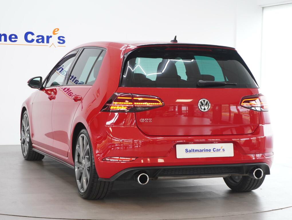 Volkswagen Golf 2.0 Tsi Gti Performance Hatchback Dsg E NL67OGC Red #5