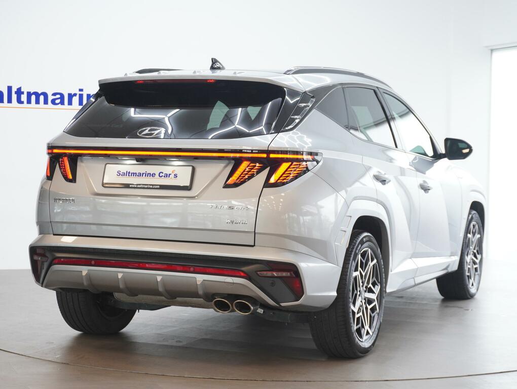 Hyundai Tucson 1.6 H T-gdi N Line S Suv Hybrid Eu GSZ9022 Silver #5