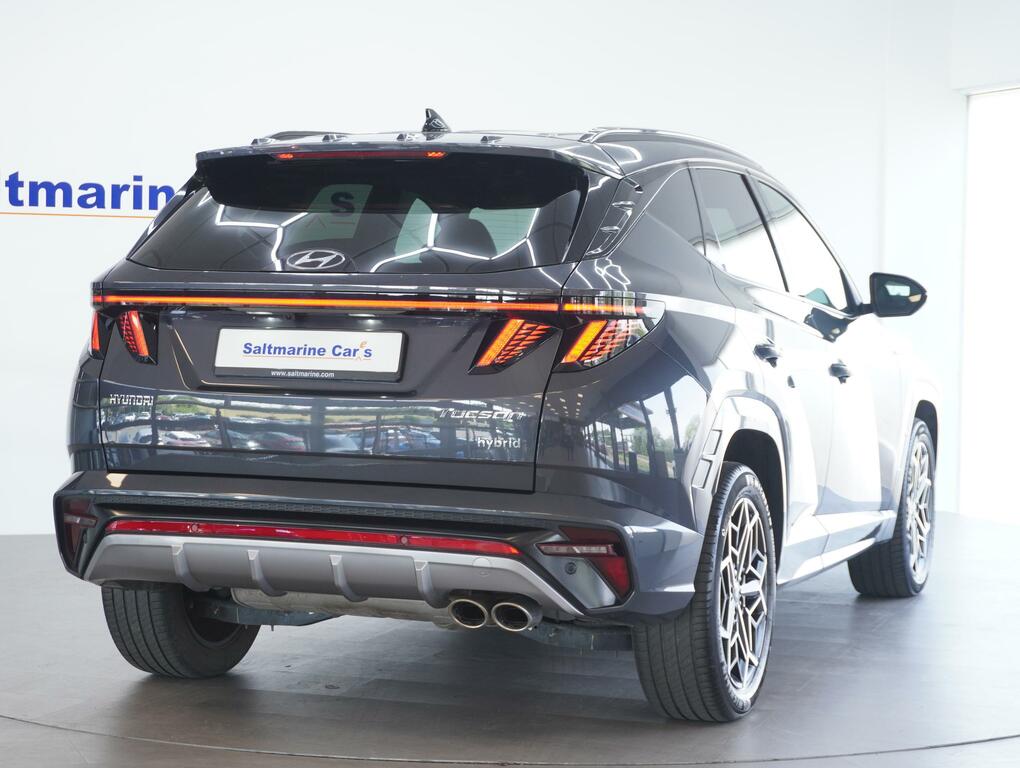 Hyundai Tucson 1.6 H T-gdi N Line Suv Hybrid Euro YUI4707 Grey #5
