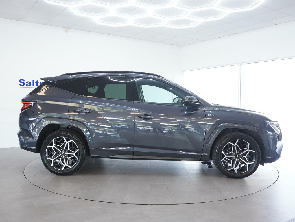 Hyundai Tucson 1.6 H T-gdi N Line Suv Hybrid Euro YUI4707 Grey #4