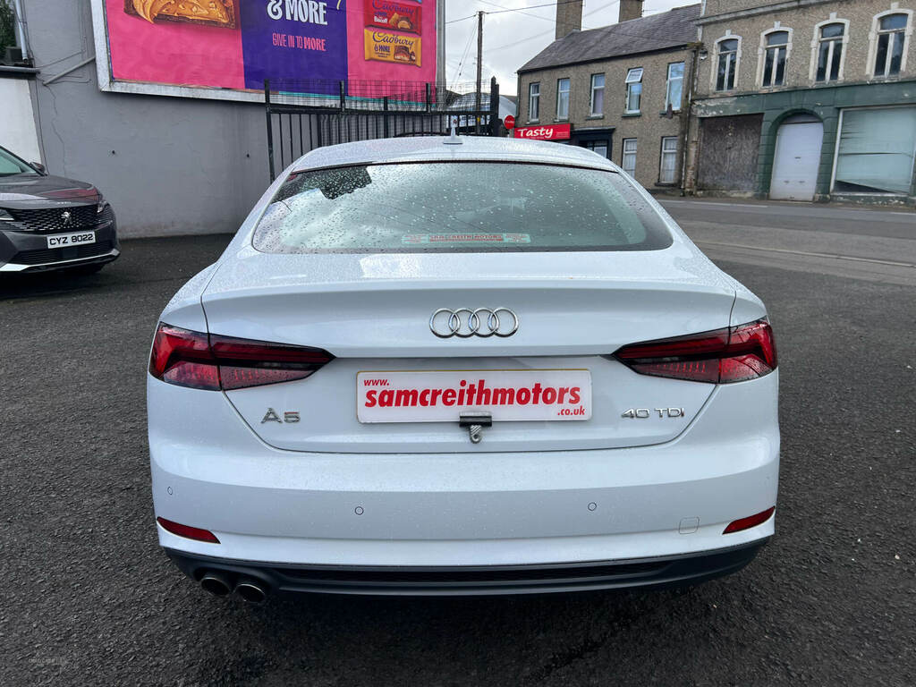 Audi A5 40 Tdi S Line S Tronic BW21VTU White #4