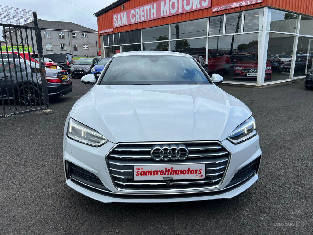 Audi A5 40 Tdi S Line S Tronic BW21VTU White #2