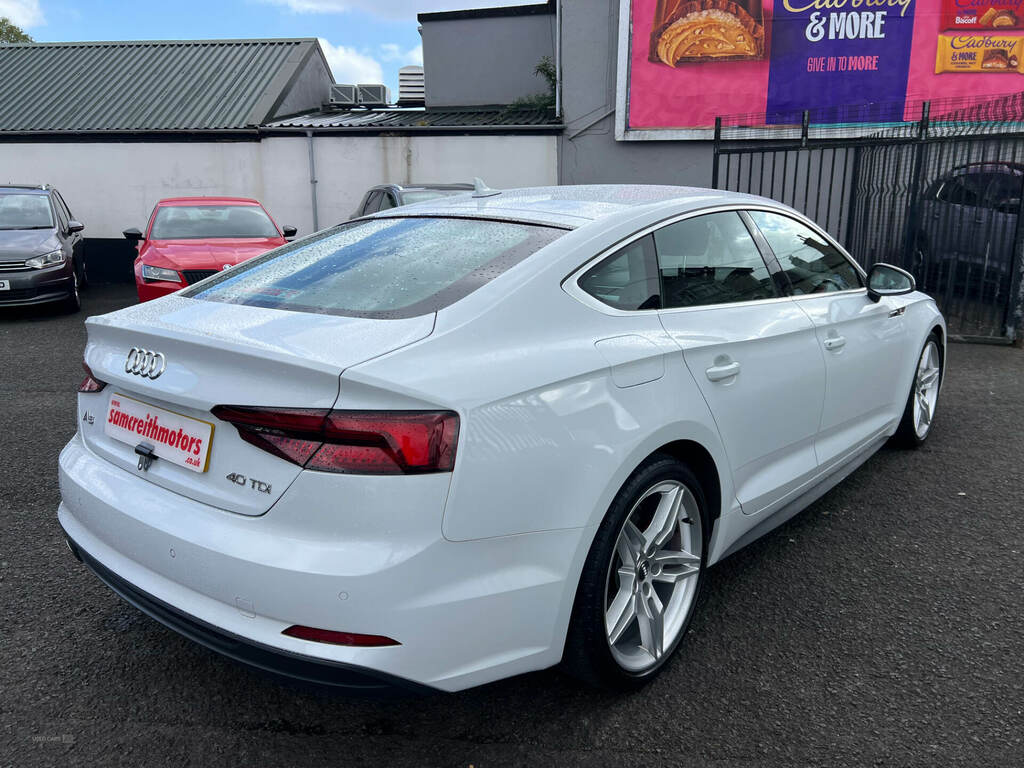 Audi A5 40 Tdi S Line S Tronic BW21VTU White #3
