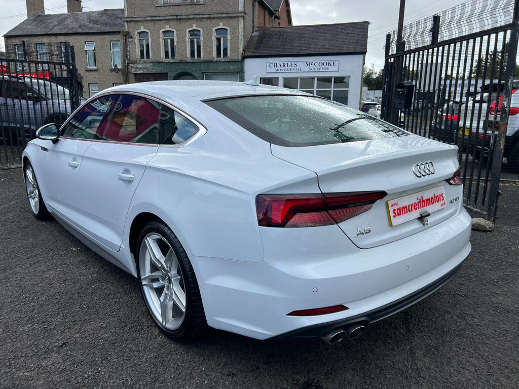 Audi A5 40 Tdi S Line S Tronic BW21VTU White #5