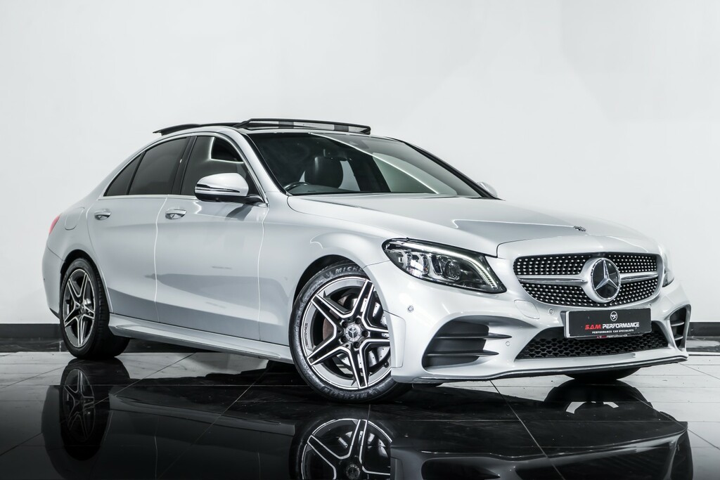 Mercedes-Benz C Class Saloon 2.0 C220d Amg Line 201868 Silver