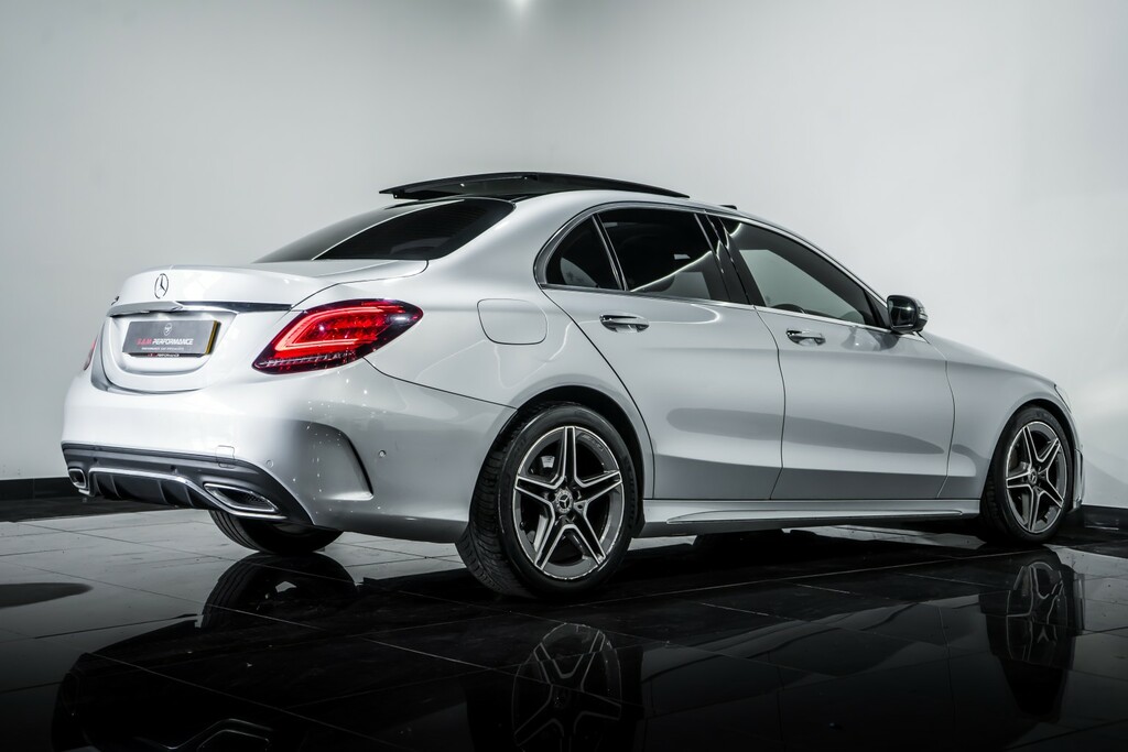 Mercedes-Benz C Class Saloon 2.0 C220d Amg Line 201868 SP68NJF Silver #6