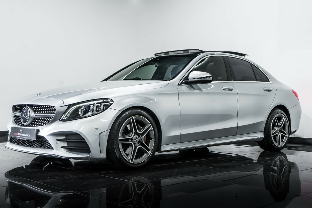 Mercedes-Benz C Class Saloon 2.0 C220d Amg Line 201868 SP68NJF Silver #5
