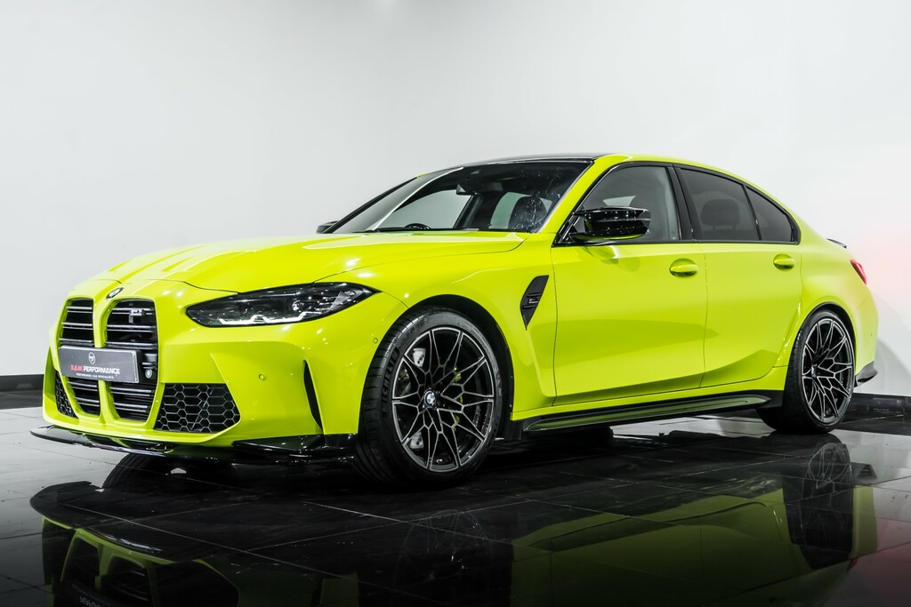 BMW M3 Saloon 3.0 M3 Competition Saloon 202121 LD21VWC Yellow #5