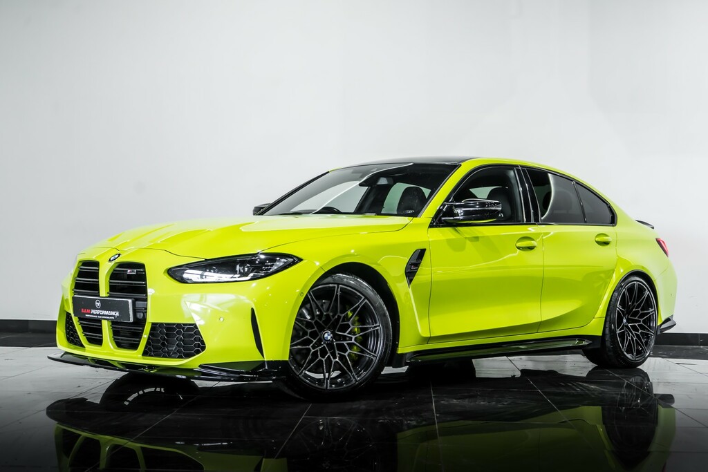 BMW M3 Saloon 3.0 M3 Competition Saloon 202121 LD21VWC Yellow #2