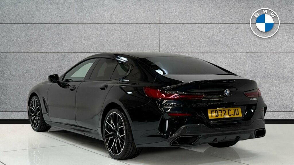 BMW 8 Series Gran Coupe 840I M Sport Gran Coupe FD72CJU Black #4