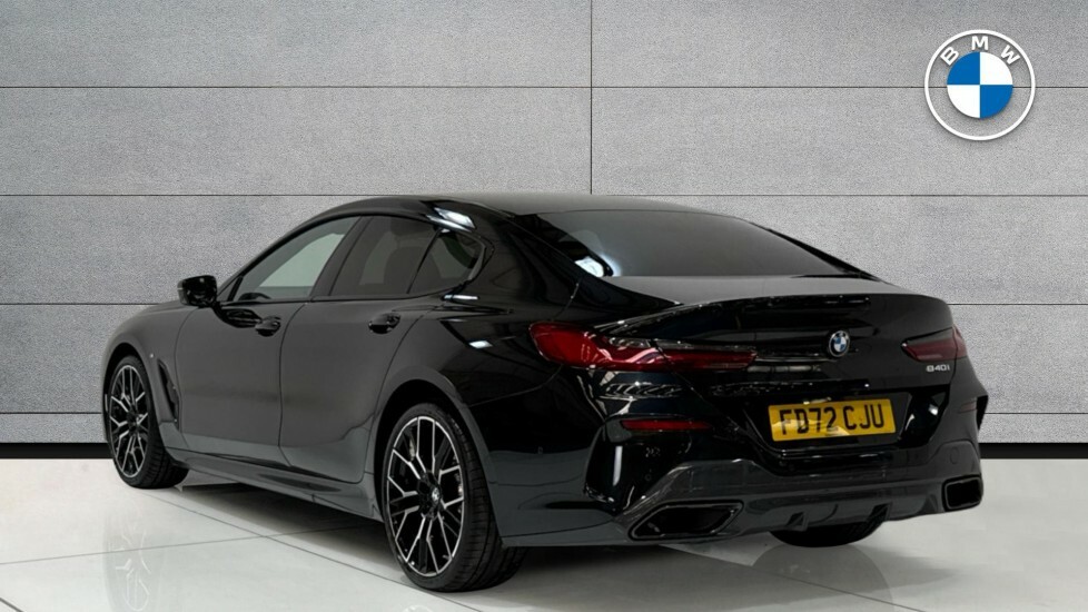 BMW 8 Series Gran Coupe 840I M Sport Gran Coupe FD72CJU Black #3