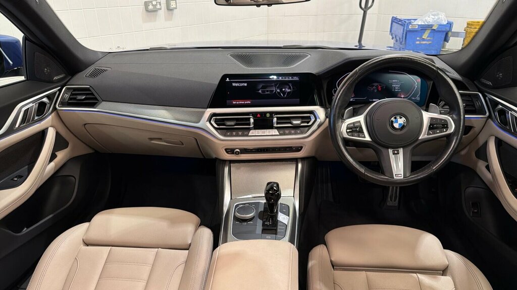 BMW 4 Series Gran Coupe 420D Xdrive M Sport Gran Coupe Blue #4