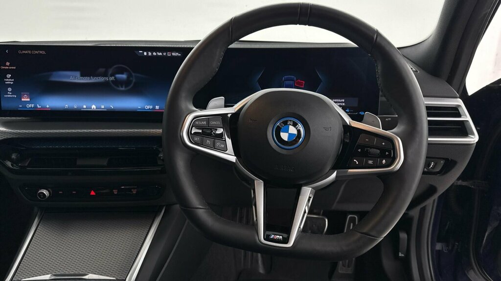 BMW 3 Series 330E M Sport Saloon YK74LBS Blue #5