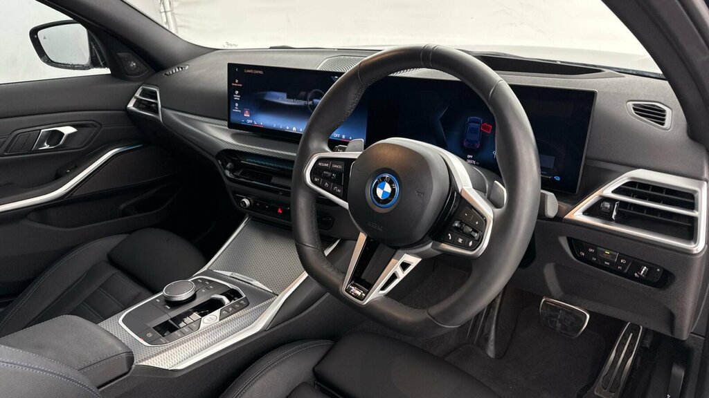 BMW 3 Series 330E M Sport Saloon YK74LBS Blue #6